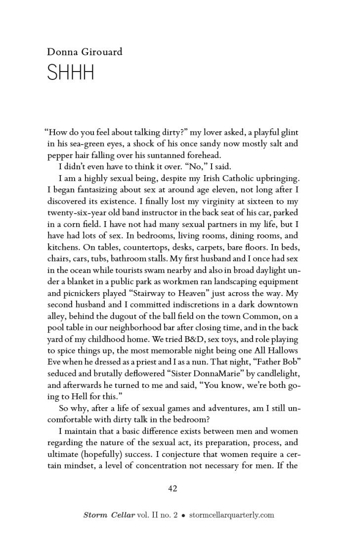 Donna Girouard - Shhh [sample]