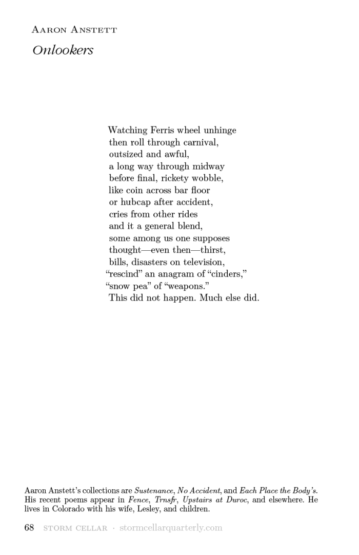 Aaron Anstett - Onlookers [sample]