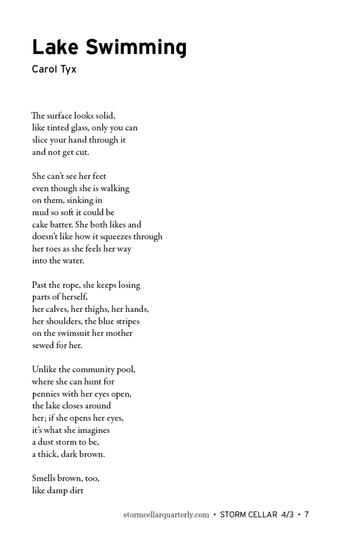 Carol Tyx - Lake Swimming [sample]