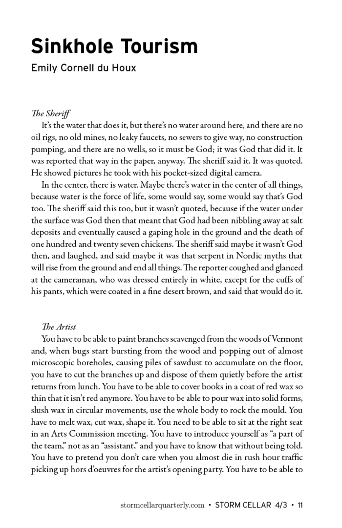 Emily Duhoux - Sinkhole Tourism [sample]