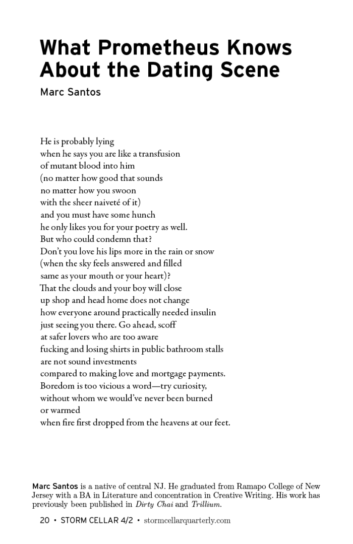 Marc Santos - What Prometheus Knows About the Dating Scene[sample]