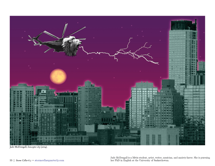 Jade McDougal - lioncopter city (2014)